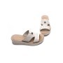 Papuci Dama din piele naturala 71-22 CREAM | FORMAZIONE