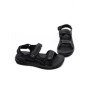 Sandale Barbati din piele naturala J24 BLACK | MELS