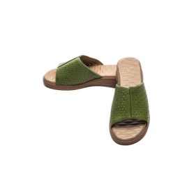 Papuci Dama din piele naturala 22102 GREEN | FORMAZIONE