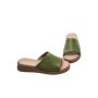 Papuci Dama din piele naturala 22102 GREEN | FORMAZIONE