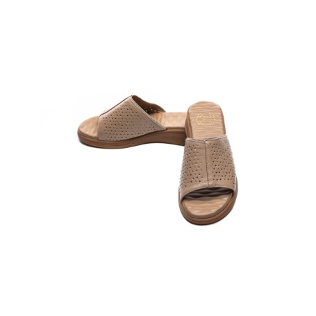 Papuci Dama din piele naturala 22102 APRICOT | FORMAZIONE
