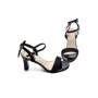 Pantofi cu toc din piele naturala 1299-5 BLACK | FORMAZIONE