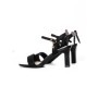 Pantofi cu toc din piele naturala 1299-5 BLACK | FORMAZIONE