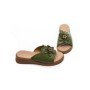 Papuci Dama din piele naturala 26638 GREEN | FORMAZIONE