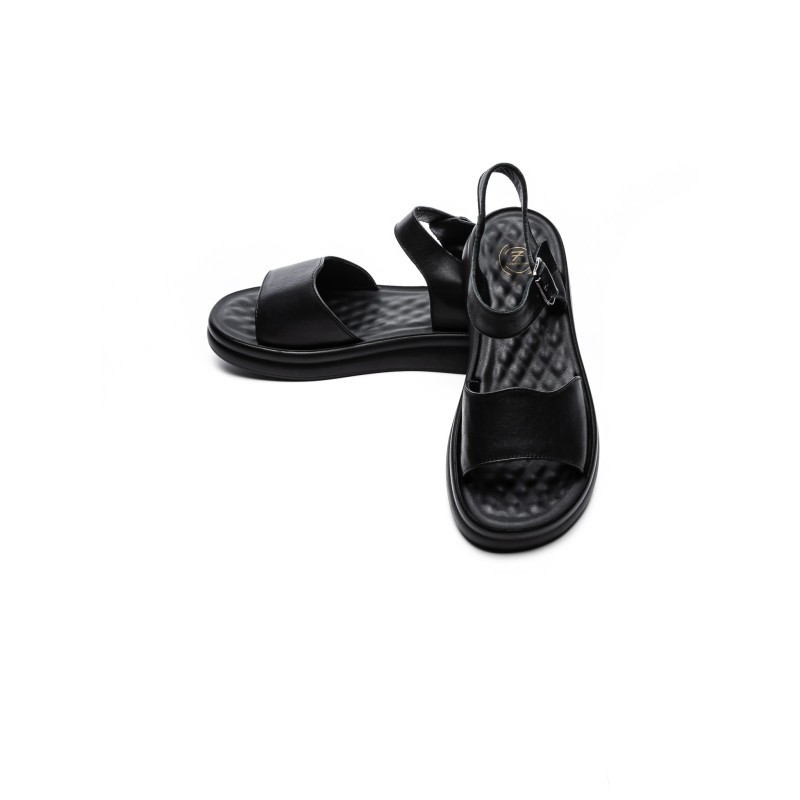 Sandale Dama din piele naturala 28-38 BLACK | FORMAZIONE