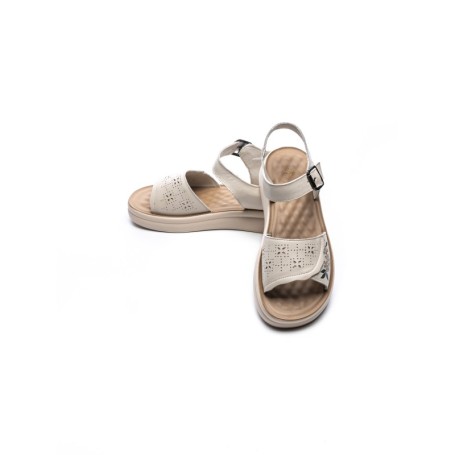 Sandale Dama din piele naturala 28-38 CREAM | FORMAZIONE