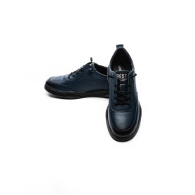 Pantofi Casual Barbati din piele naturala 10200 BLUE | ADVANCER