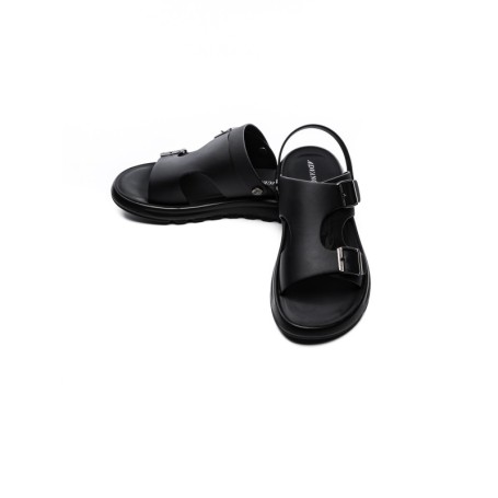 Sandale Barbati din piele naturala 6807 BLACK | ADVANCER