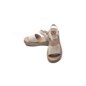 Sandale Dama din piele naturala 246612 CREAM | FORMAZIONE