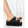 Papuci Dama cu Platforma 9548N NEGRO | STEPS HIGHER