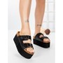Papuci Dama cu Platforma 9548N NEGRO | STEPS HIGHER