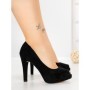 Sandale Dama cu Toc Subtire 7230N NEGRO | STEPS HIGHER