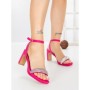 Sandale Dama cu Toc Gros W18-88 FUCHSIA | FESTISIMO