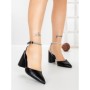 Sandale Dama cu Toc Gros G60-4 BLACK | FESTISIMO