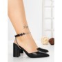 Sandale Dama cu Toc Gros G60-4 BLACK | FESTISIMO