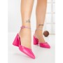 Sandale Dama cu Toc Gros G60-4 FUSHIA | FESTISIMO
