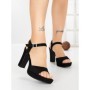 Sandale Dama cu Toc Gros JJ23-18 BLACK | FESTISIMO