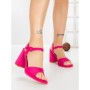 Sandale Dama cu Toc Gros G2432 FUSHIA | FESTISIMO