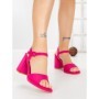 Sandale Dama cu Toc Gros G2432 FUSHIA | FESTISIMO