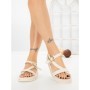 Sandale Dama cu Talpa Joasa LH795 BEIGE | CINK ME