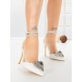 Pantofi Stiletto 8N25-25 WHITE | CINK ME
