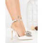 Pantofi Stiletto 8N25-25 WHITE | CINK ME