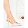 Pantofi Stiletto 13GB-22 GOLD | CINK ME