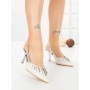Pantofi Stiletto 13GB-22 SILVER | CINK ME