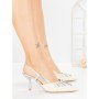 Pantofi Stiletto 13GB-22 SILVER | CINK ME
