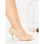 Pantofi Stiletto 13GB-21 GOLD | CINK ME