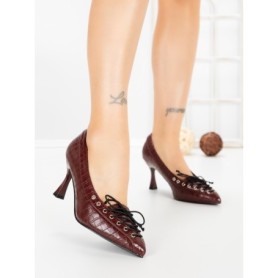 Pantofi Stiletto L09-1 WINERED | CINK ME