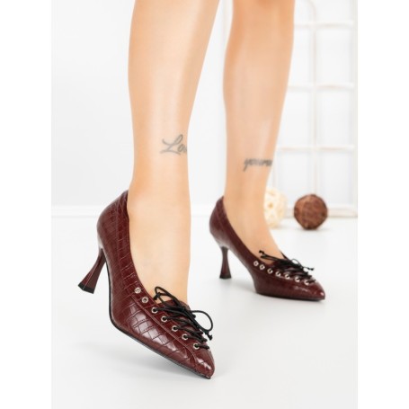 Pantofi Stiletto L09-1 WINERED | CINK ME