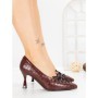 Pantofi Stiletto L09-1 WINERED | CINK ME