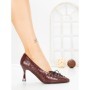 Pantofi Stiletto L09-1 WINERED | CINK ME