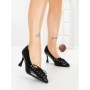 Pantofi Stiletto L09-1 BLACK | CINK ME
