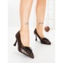 Pantofi Stiletto L09-1 BROWN | CINK ME