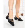 Pantofi cu Toc Gros MM197-35 BLACK | CINK ME