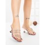 Papuci Dama cu Toc Subtire HM13-20 PINK | CINK ME