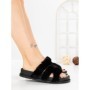 Papuci Dama cu Talpa Joasa LB510-108 BLACK | CINK ME
