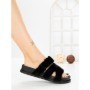 Papuci Dama cu Talpa Joasa LB510-108 BLACK | CINK ME