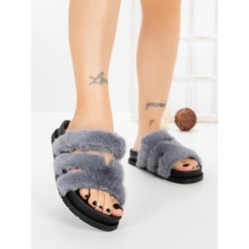 Papuci Dama cu Talpa Joasa LB510-108 GREY | CINK ME
