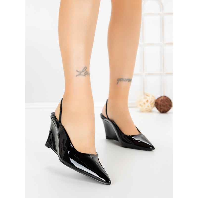 Pantofi Stiletto GH5-5 BLACK | CINK ME