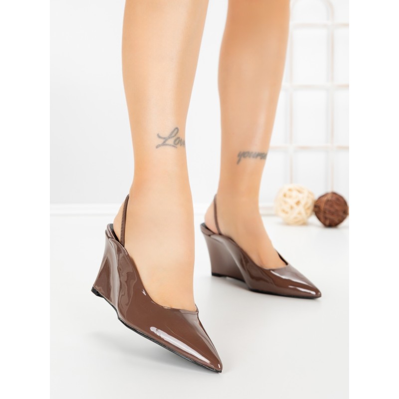 Pantofi Stiletto GH5-5 BROWN | CINK ME