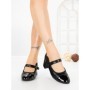Pantofi cu Toc Gros VJ01-3 BLACK | CINK ME