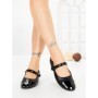 Pantofi cu Toc Gros VJ01-2 BLACK | CINK ME