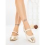 Pantofi cu Toc Gros VJ01-2 BEIGE | CINK ME