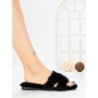 Papuci Dama cu Talpa Joasa LB510-109 BLACK | CINK ME