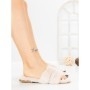 Papuci Dama cu Talpa Joasa LB510-109 BEIGE | CINK ME