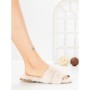 Papuci Dama cu Talpa Joasa LB510-109 BEIGE | CINK ME