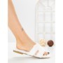 Papuci Dama cu Talpa Joasa LB510-109 WHITE | CINK ME